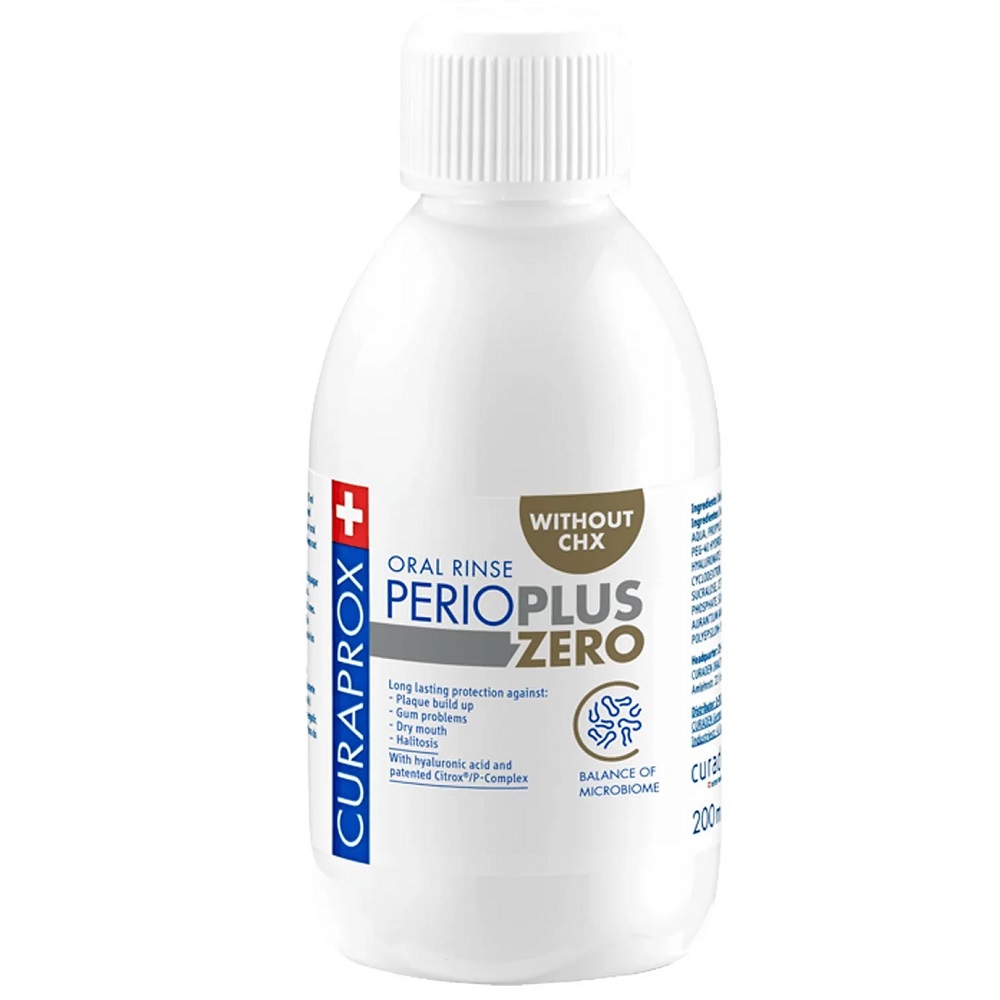 CURAPROX Жидкость-ополаскиватель для полости рта Perio Plus Zero 200 мл