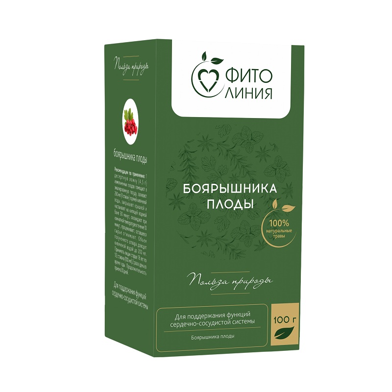 Фитолиния (БАД) (Фитолекарь Боярышника плоды   100 г )