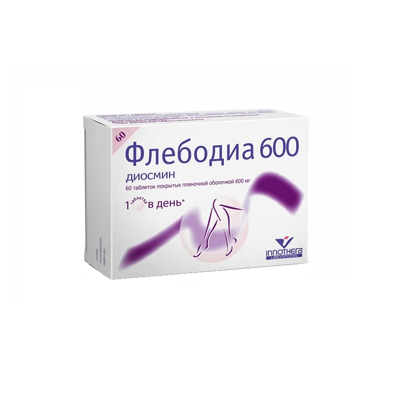 ФЛЕБОДИА 600 (таб. п/п об. 600 мг  №15х4)