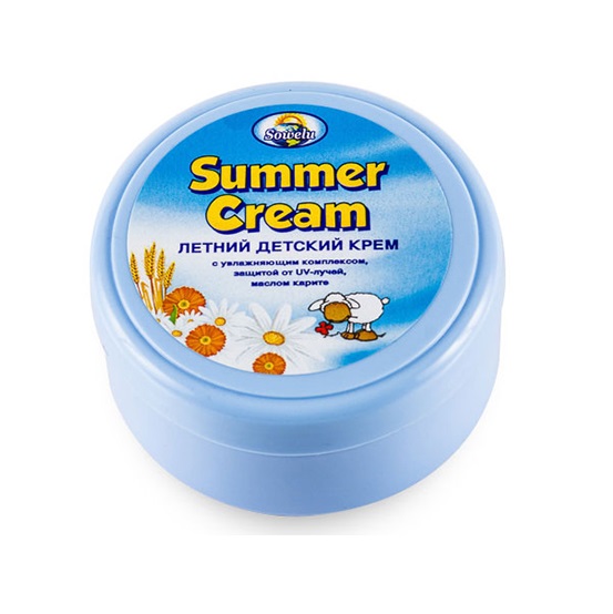 Marcon-Avista Sowelu Крем детский летний Summer Cream с увлажняющим комплексом, с защ. от UV-лучей, с маслом каритэ 100мл