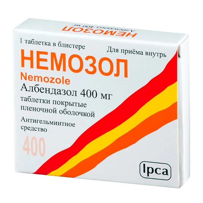 НЕМОЗОЛ (таб. п/п об. 400 мг  №1х1)