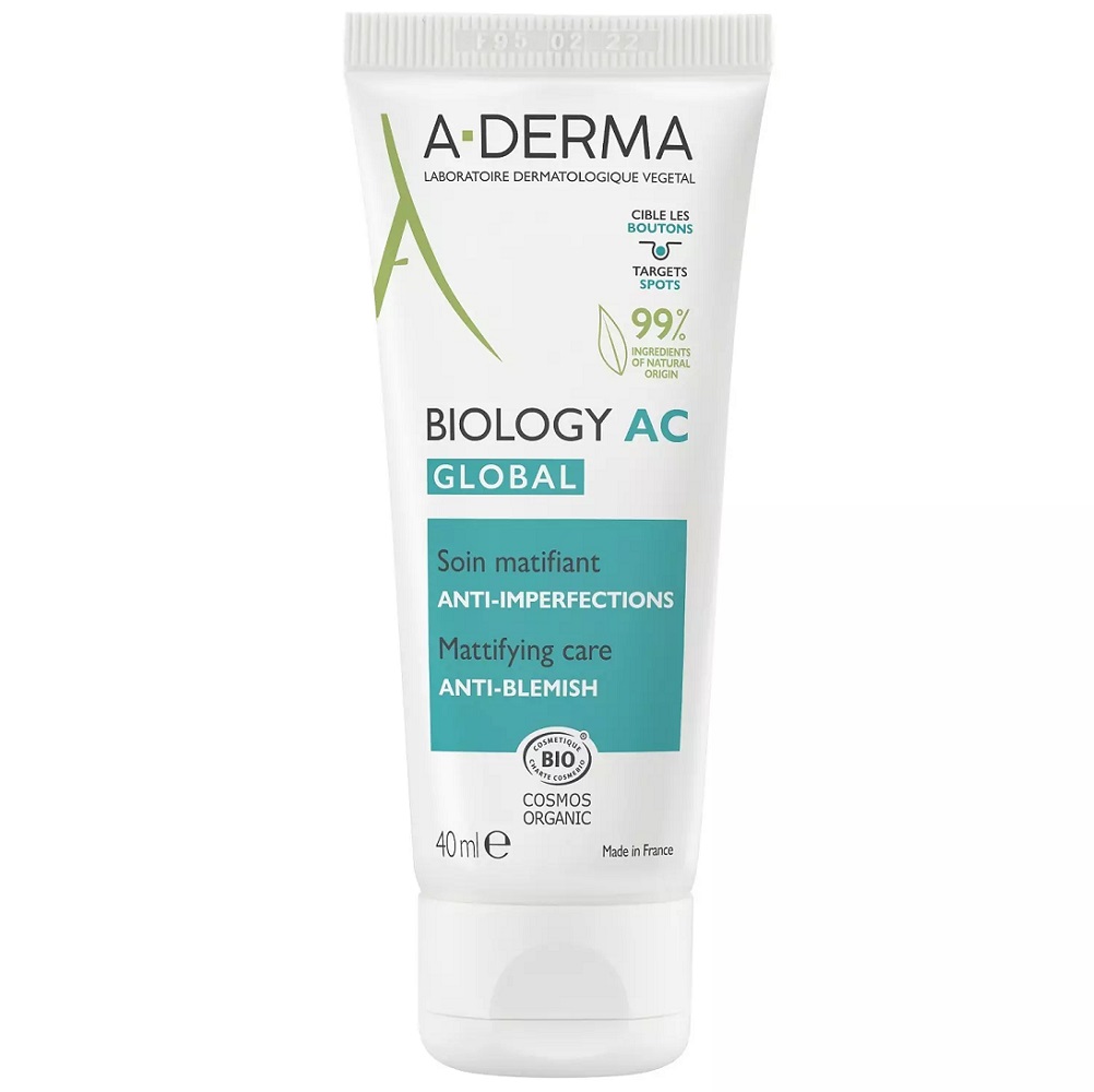 A-Derma (А-Дерма) BIOLOGY AC GLOBAL Крем для комплексного ухода за проблемной кожей 40 мл