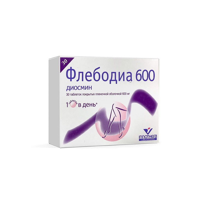 ФЛЕБОДИА 600 (таб. п/п об. 600 мг  №15х2)