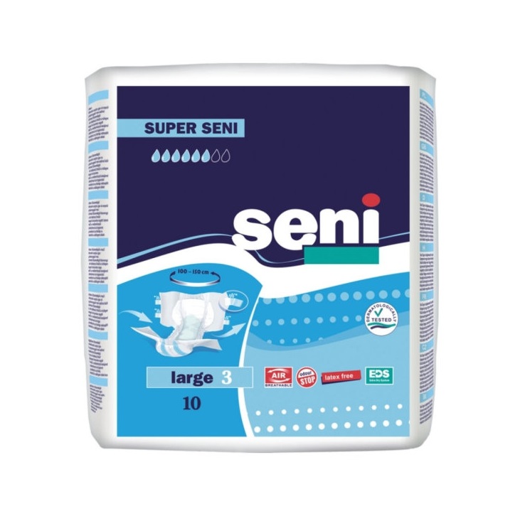 Seni Super Подгузники д/взрослых Large 10 шт