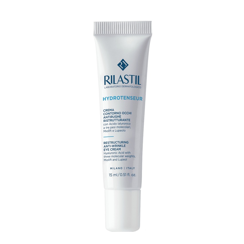 RILASTIL Hydrotenseur Крем реструктурирующий против морщин для кожи вокруг глаз 15 мл 