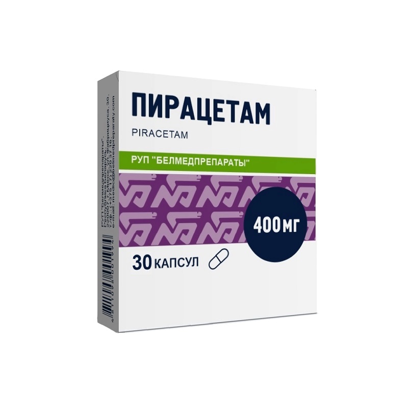 ПИРАЦЕТАМ (капс. 400 мг  №10х3)