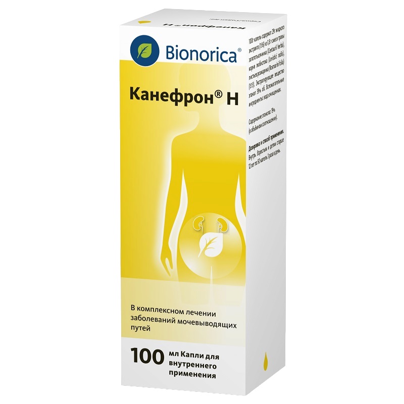 КАНЕФРОН Н (капли для внутреннего применения  фл. 100 мл №1)