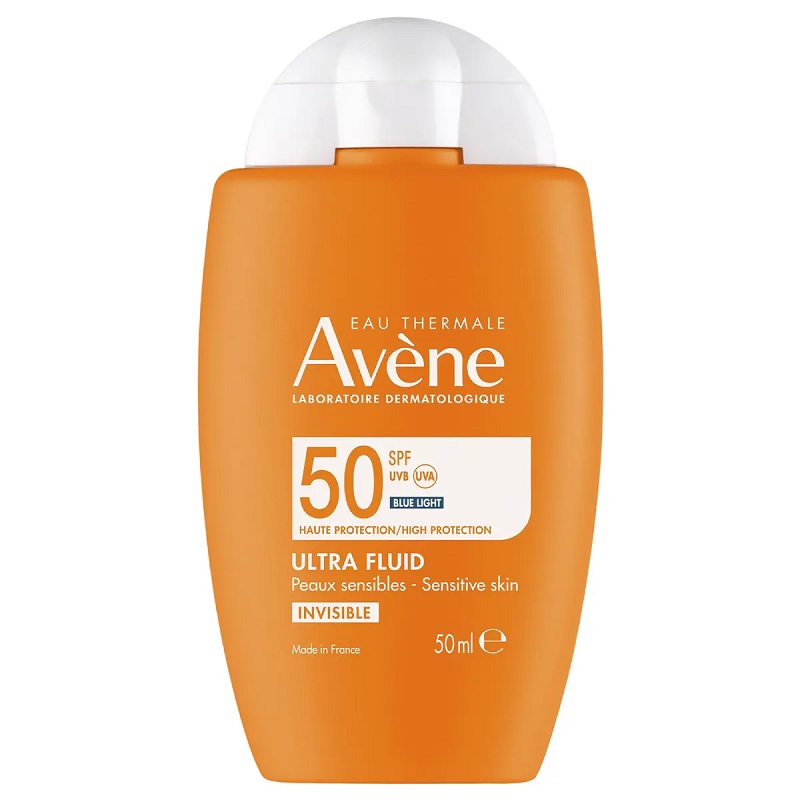AVENE Флюид ультралегкий солнцезащитный невидимый для лица SPF50 50 мл