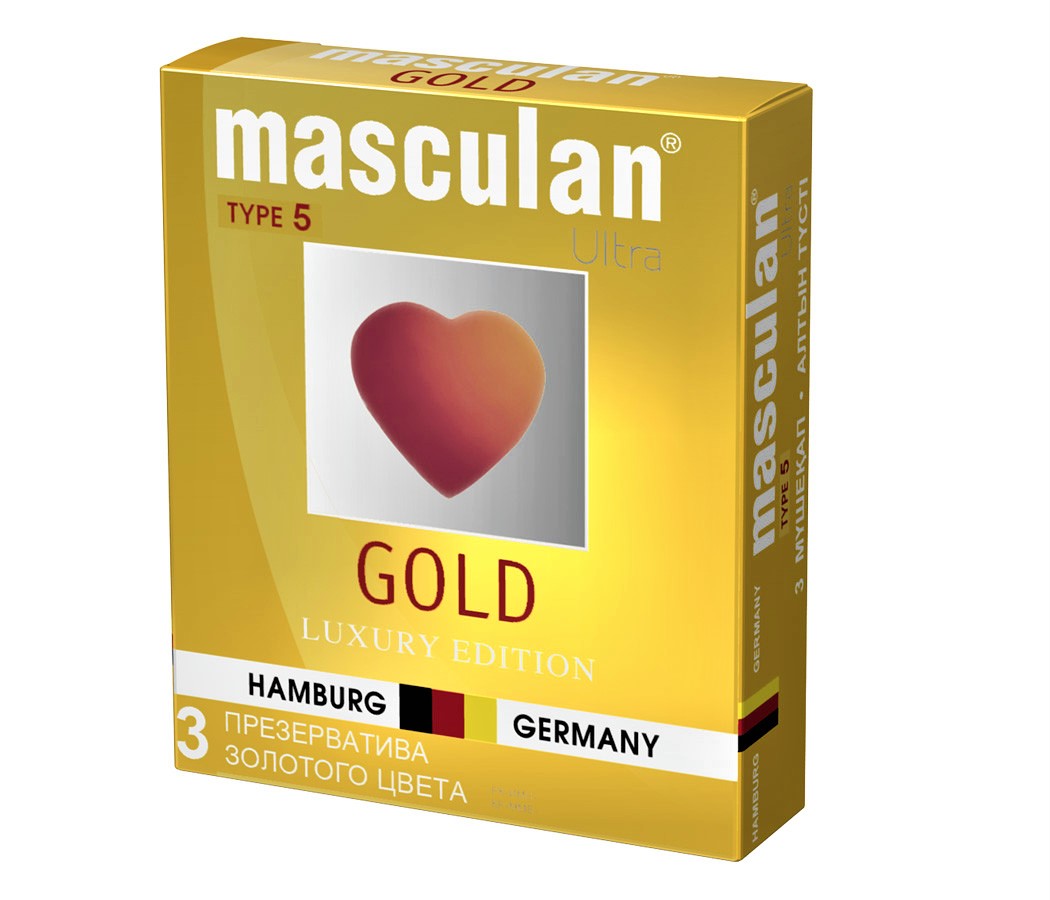 Маскулан (Masculan) Презервативы Gold №3