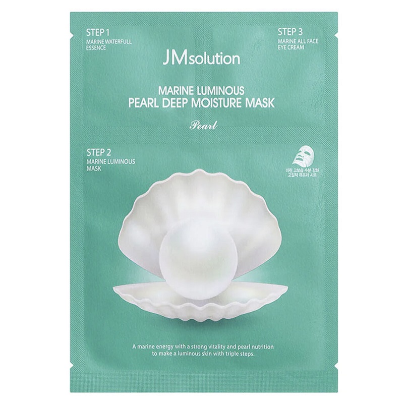 JMSOLUTION Маска трёхступенчатая увлажняющая с экстрактом жемчуга 30 мл JMS011