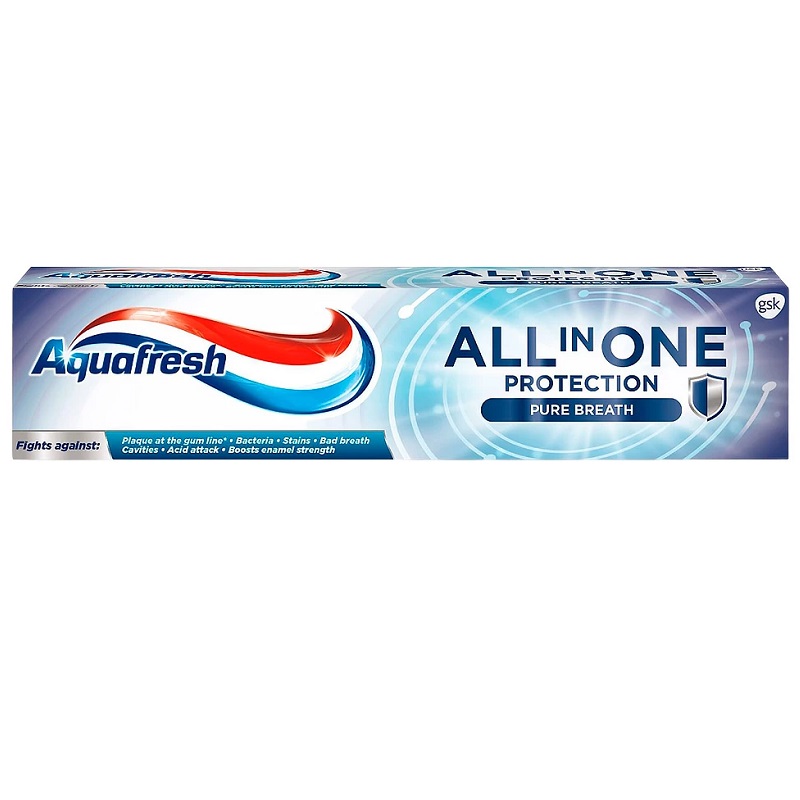 Aquafresh Зубная паста All-in-One Protection Pure Breath 75 мл
