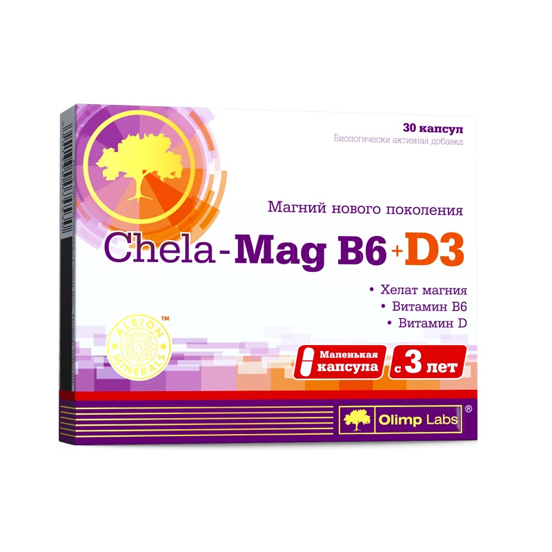 Хела-Маг B6+D3 (БАД) (   №30)