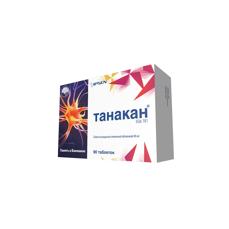 ТАНАКАН (табл.п.о. 40 мг  №15х6)