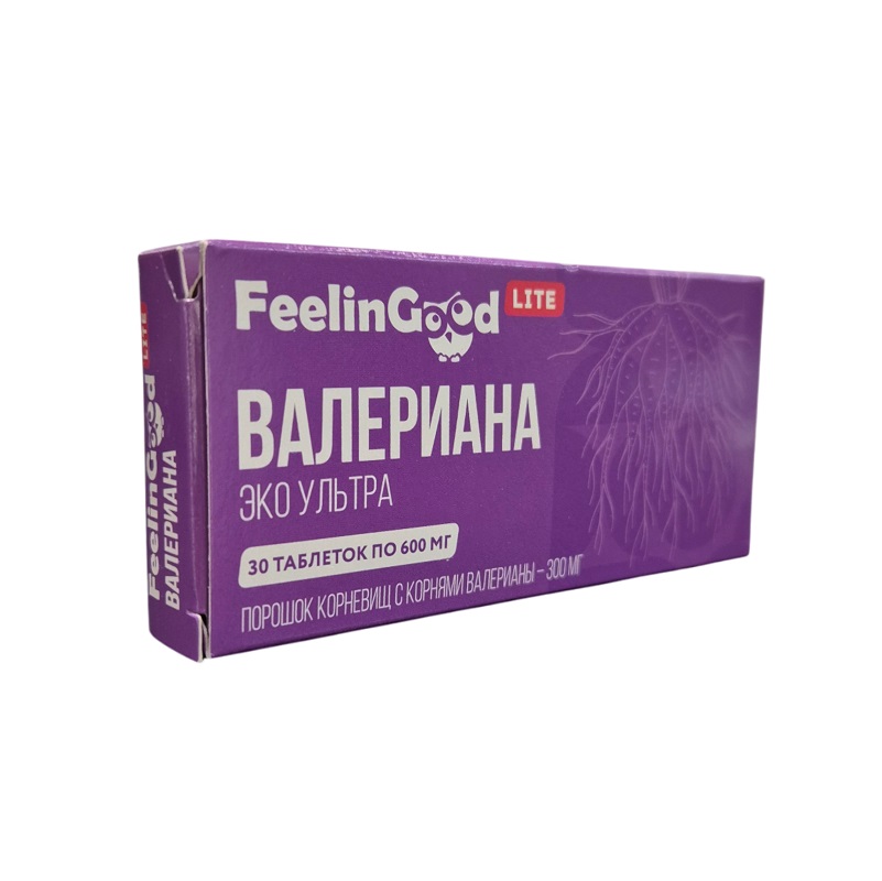 FeelinGood Lite (БАД) (Валериана Эко Ультра  табл. 600 мг №30)