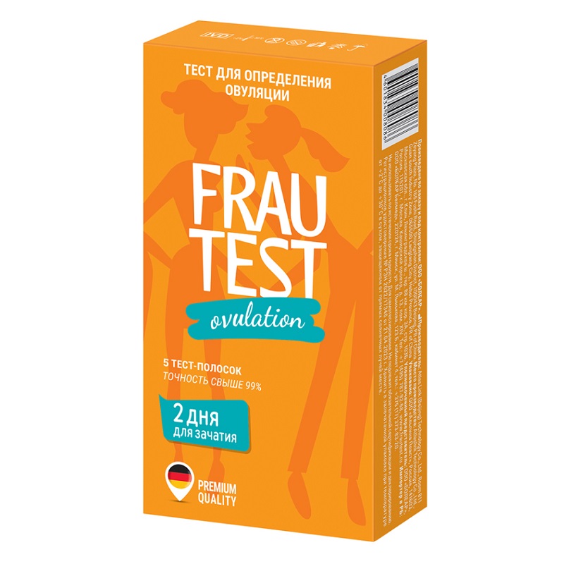 Тест для определения овуляции (FRAUTEST ovulation, 5 тест-полосок   )