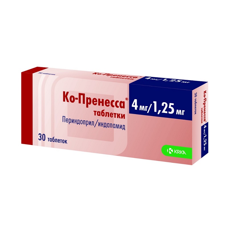 КО-ПРЕНЕССА (табл. 4мг/1,25мг  №10х3)