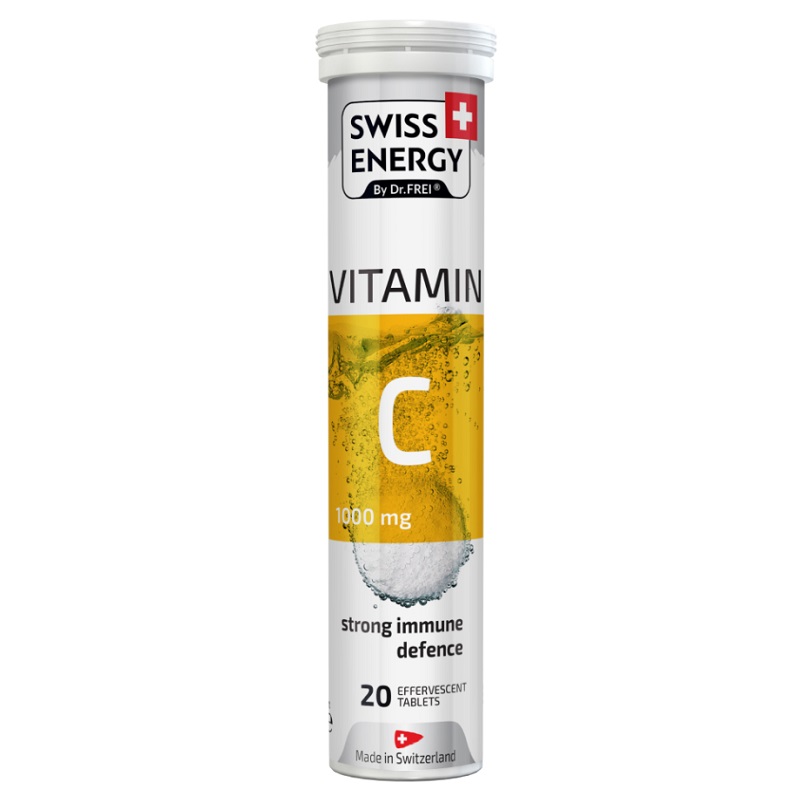 SWISS ENERGY (БАД) (Витамин С 1000 мг  табл. шип. 4 г №20)