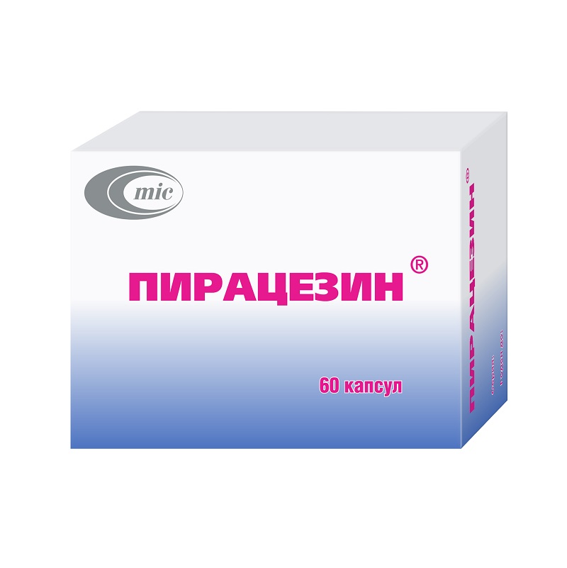 ПИРАЦЕЗИН® (капс. 400мг/25мг  №10х6)