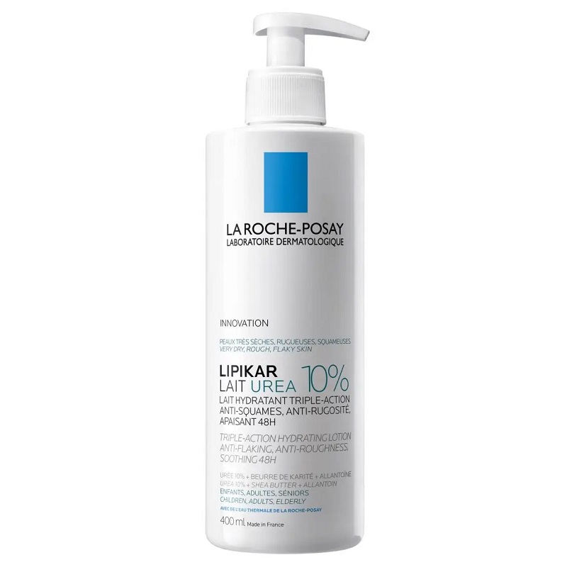 La Roche-Posay LIPIKAR LAIT UREA 10% Молочко увлажняющее для тела тройного действия 400 мл