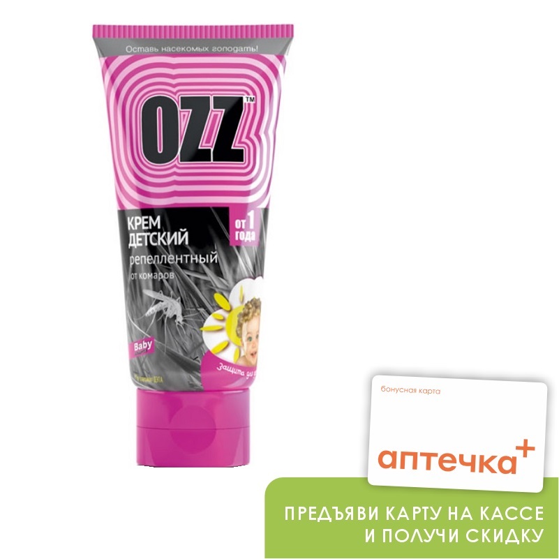 OZZ-Baby Крем репеллентный детский от 1 года 50мл