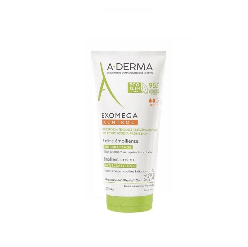 A-Derma EXOMEGA CONTROL Крем смягчающий д/лица и тела 200 мл