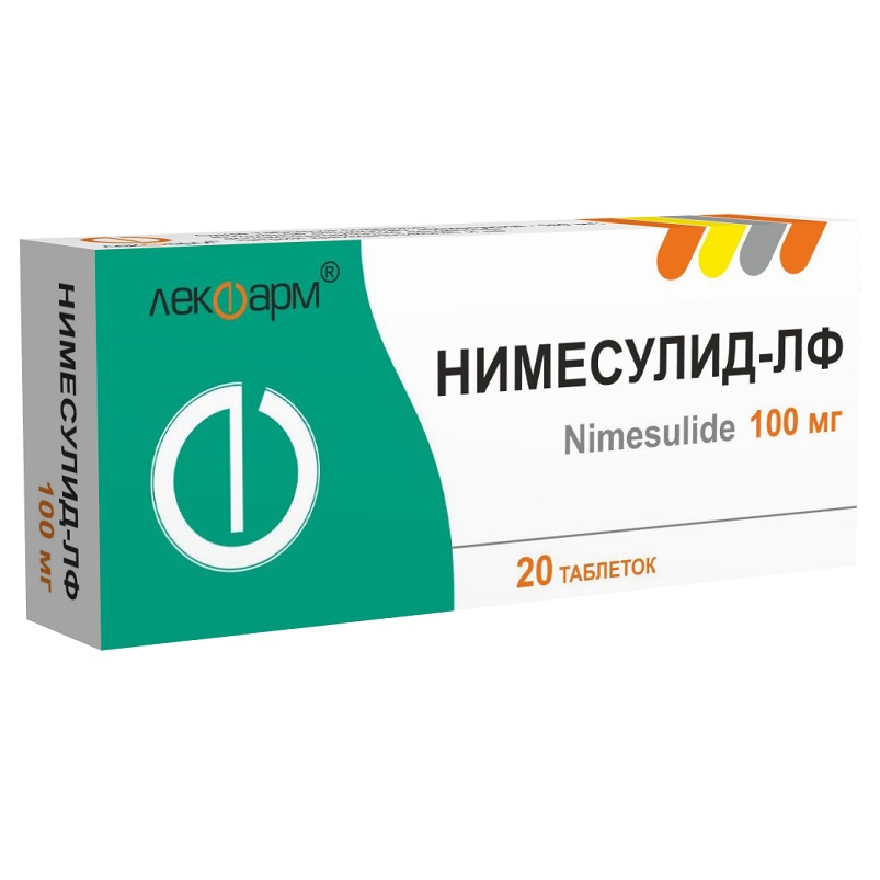 НИМЕСУЛИД-ЛФ (табл. 100 мг  №10х2)