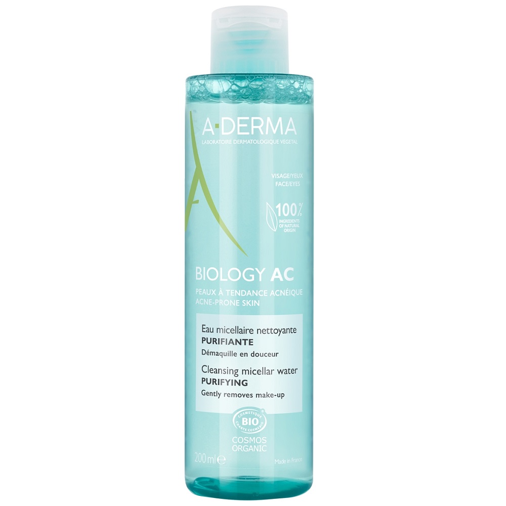 A-Derma (А-Дерма) BIOLOGY AC Вода мицеллярная очищающая для проблемной кожи 200 мл