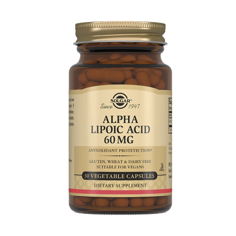 Solgar (БАД) (Капсулы Альфа-липоевая кислота 60 мг  капс. 500 мг±10% №30)