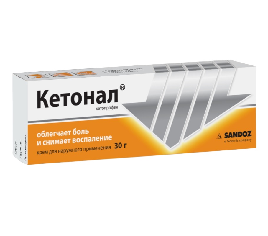 КЕТОНАЛ (крем для наружного применения 50 мг/г туба 30 г №1)