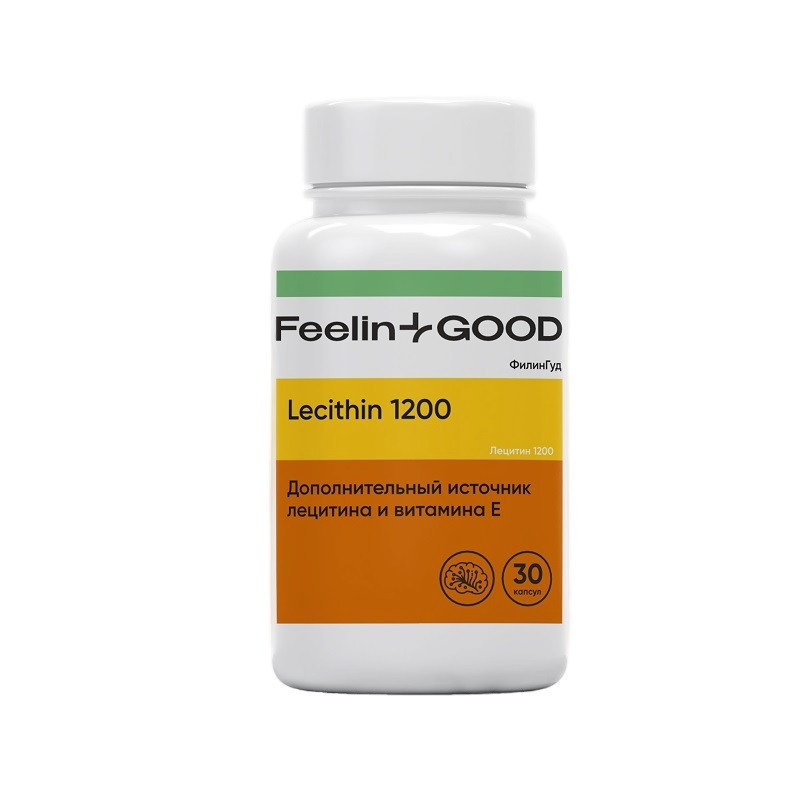 FeelinGood (БАД) (Лецитин + витамины Е (Lecithin + E vitamin) капс. 1,81 г  №30)