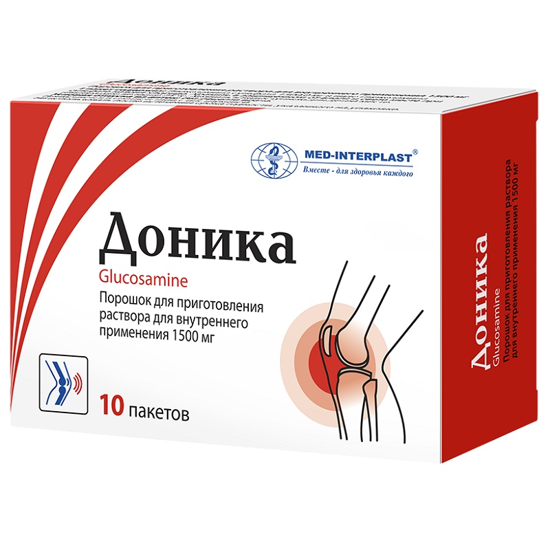 ДОНИКА (пор. д/приг. р-ра д/внутр.прим. 1500мг пак. №10)