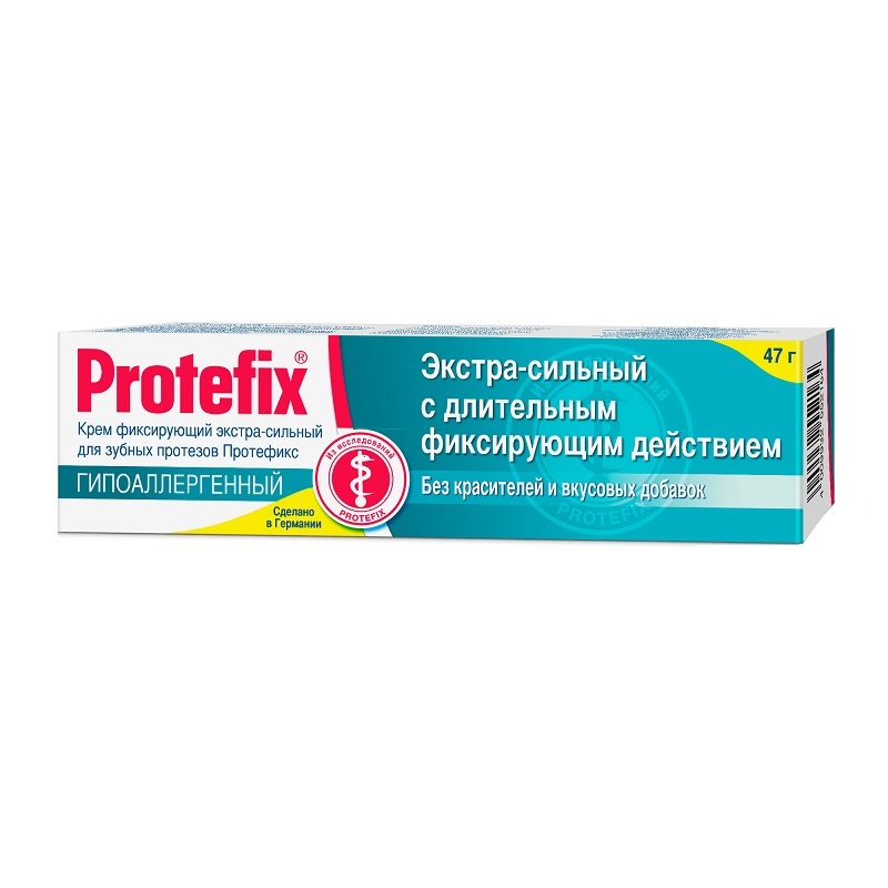 Protefix Крем д/фиксации зубных протезов Гипоаллергенный 40мл