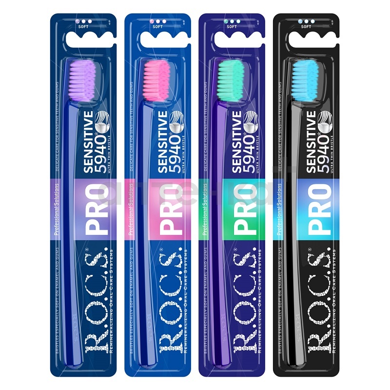 Rocs Зубная щетка PRO SENSITIVE мягкая 