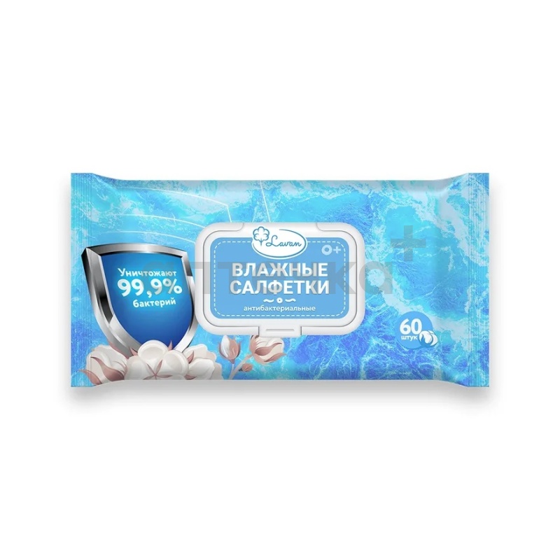 Lavan Салфетки влажные гигиенические антибактериальные №60