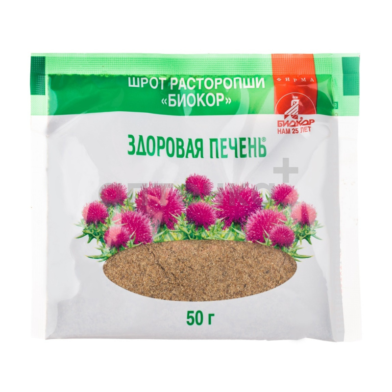 Расторопши (БАД) (Шрот "Биокор"   гранулят 50 г )