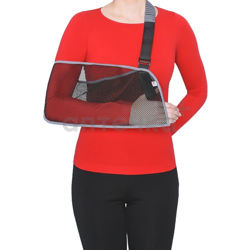 Повязка (поддерживающая при травмах рук (косыночная) арт. 5002 МЕК  р. XL, цвет черный )