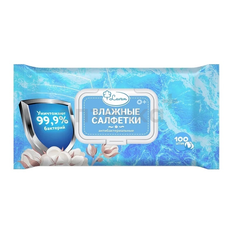 Lavan Салфетки влажные гигиенические антибактериальные №100