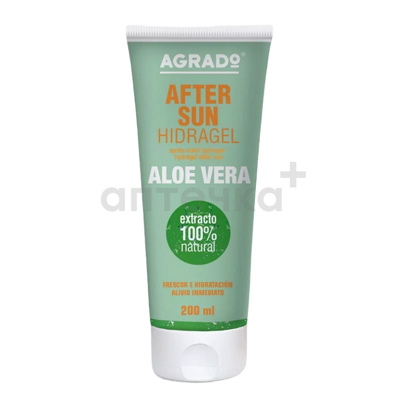 AGRADO Гидрогель после загара Алоэ Вера 200 мл 