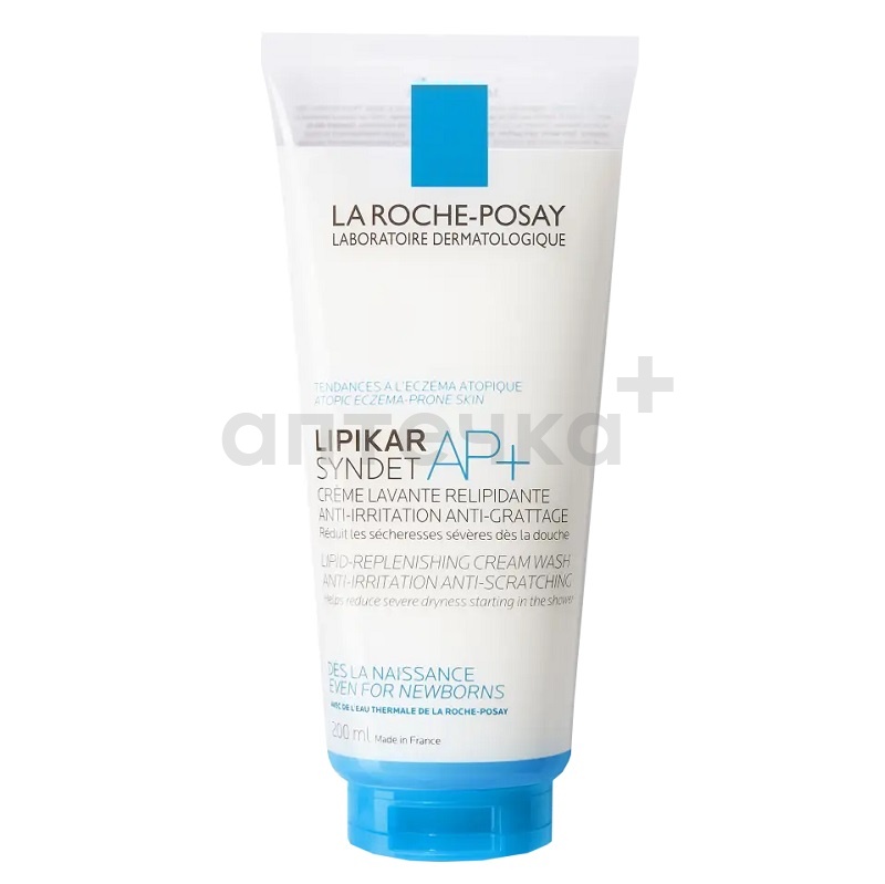 La Roche-Posay Lipikar Syndet AP+ Крем-гель липидовосстан. очищающий д/лица и тела младенцев, детей и взрослых 200 мл