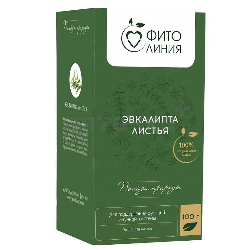 Фитолиния (БАД) (Фитолекарь Эвкалипта листья  100 г )