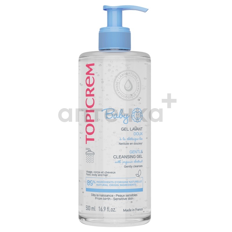 Topicrem Baby Гель нежный очищающий 500 мл