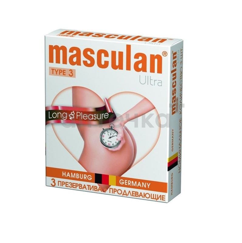 Маскулан (Masculan) Презервативы Long Game (продлевающий) №3