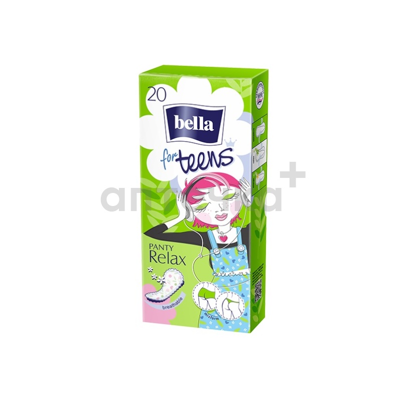 Bella Прокладки for Teens PANTY relax deo жен.гиг.ежедн. ультратонкие №20