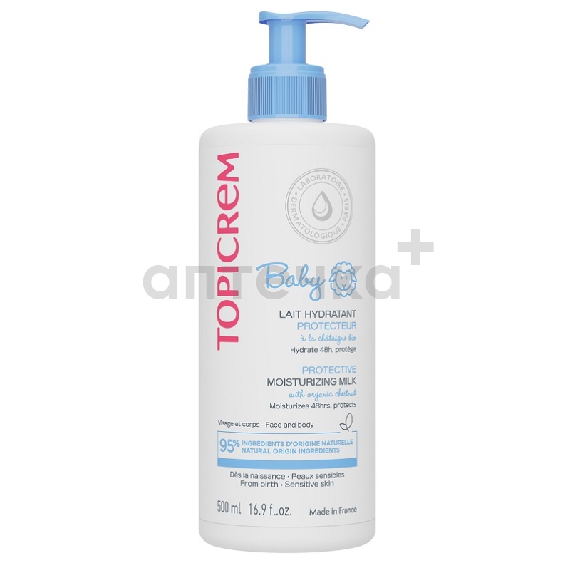Topicrem Baby Молочко защитное увлажняющее 500 мл