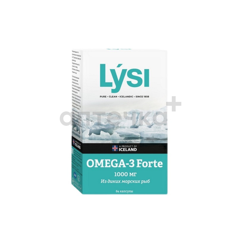 Lysi (БАД) (Омега 3  Форте капс. 1000 мг №64)
