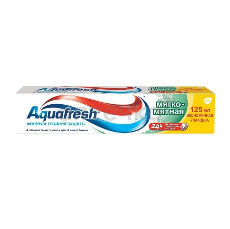 Aquafresh Зубная паста Mild & Minty (Мягко-Мятная) 125 мл