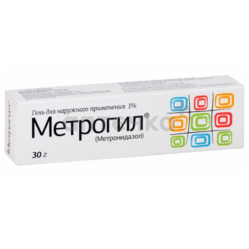 МЕТРОГИЛ (гель для наружного применения 1% туба 30 г №1)