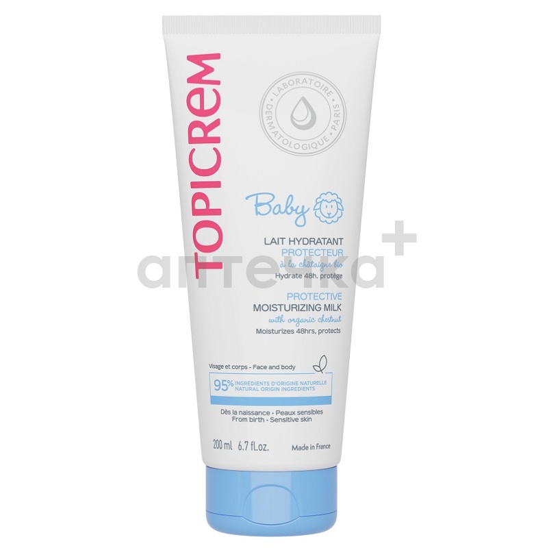 Topicrem Baby Молочко защитное увлажняющее 200 мл
