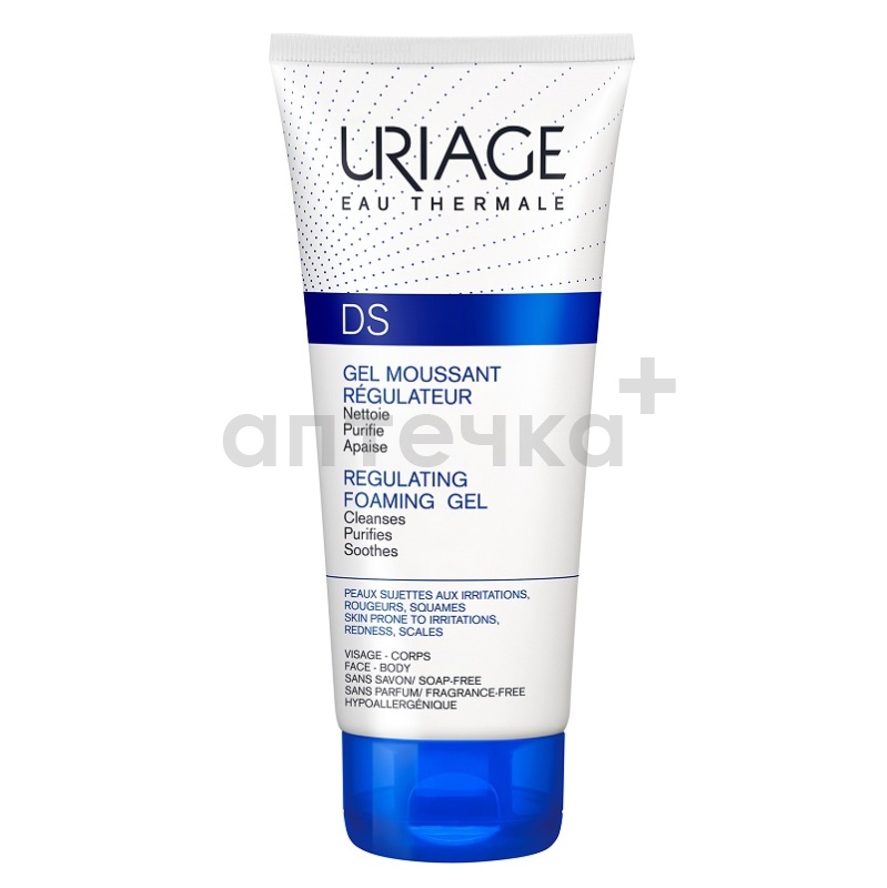 URIAGE Гель очищающий DS/DS GEL MOUSSANT REGULATEUR 150 мл
