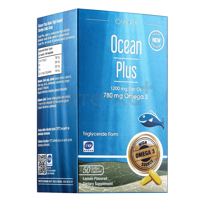 ORZAX (БАД) (Океан Плюс Омега-3   капс. №50)